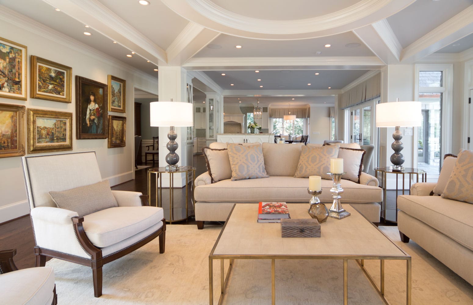 Living room design in Riverland Court, Atlanta