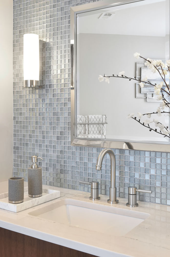 The Luxe bathroom master sink design in Atlanta