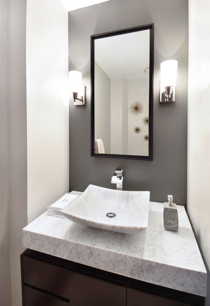 The Luxe bathroom sink design in Atlanta