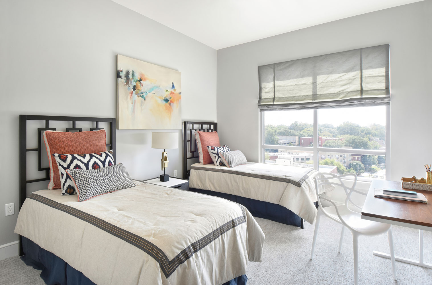 The Luxe guest bedroom interior design in Atlanta
