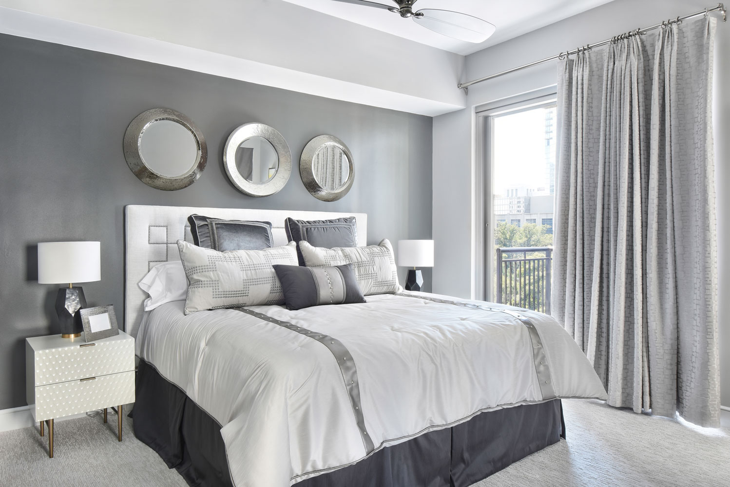 The Luxe in Atlanta master bedroom design