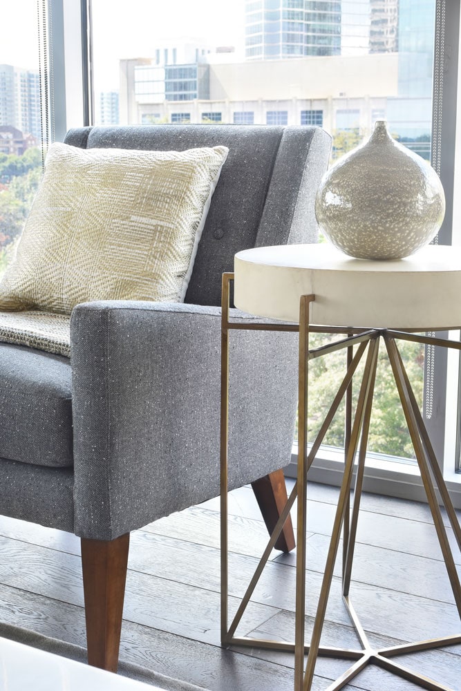 Side table chair design in Atlanta