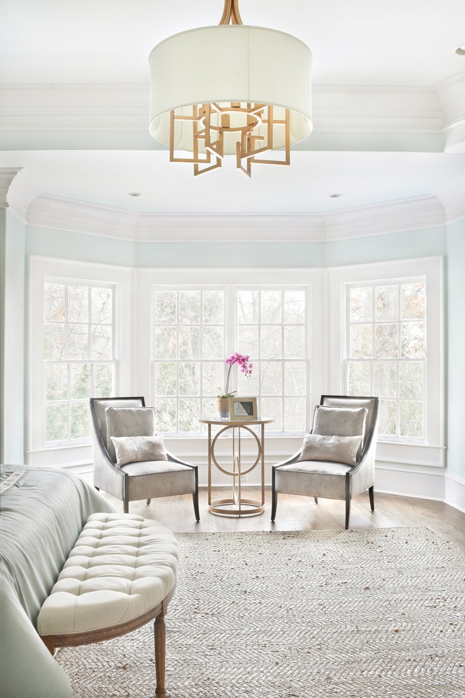 Atlanta Peachtree Dunwoody master suite bedroom design