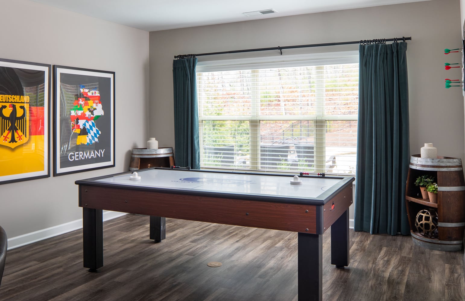 Marietta Air Hockey Basement Table Design