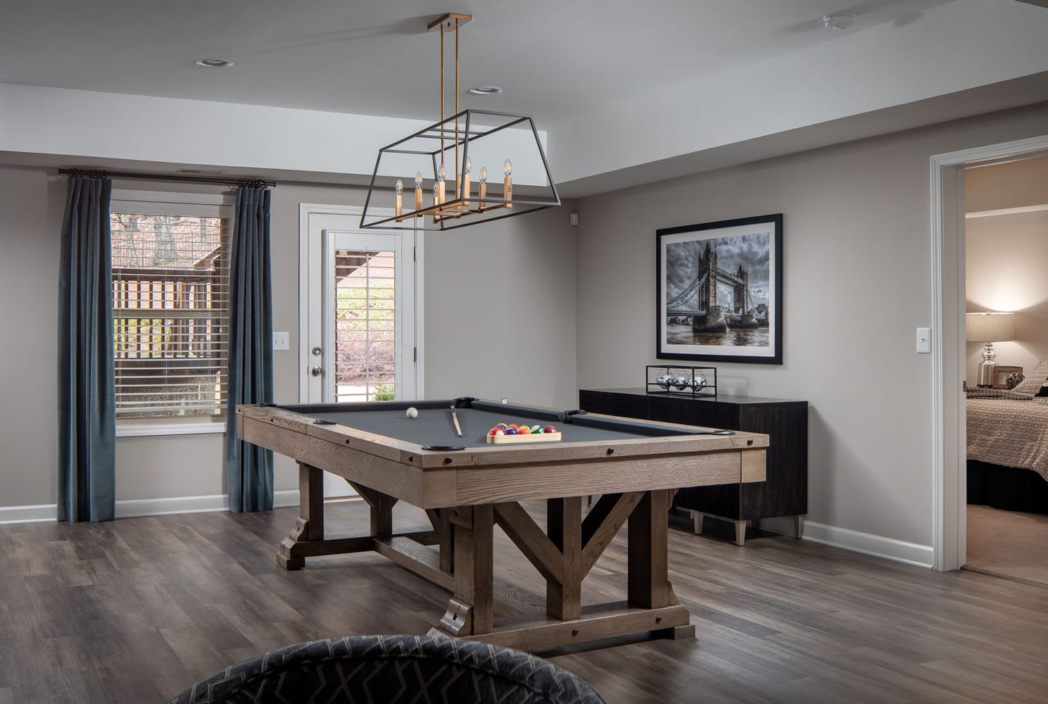 Marietta Basement Pool Table Design