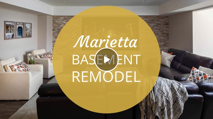 Marietta Basement Remodel Video