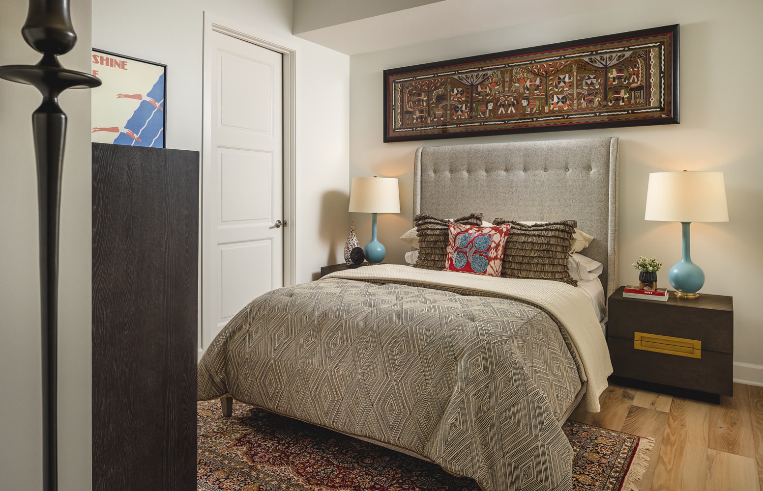 Atlanta Brookwood Condo Master Bedroom Design