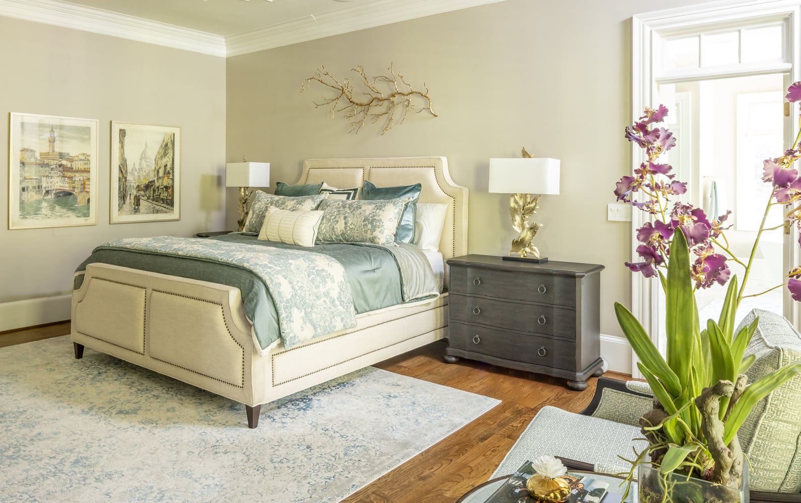 Roswell Inwood Terrace Master Bedroom Design
