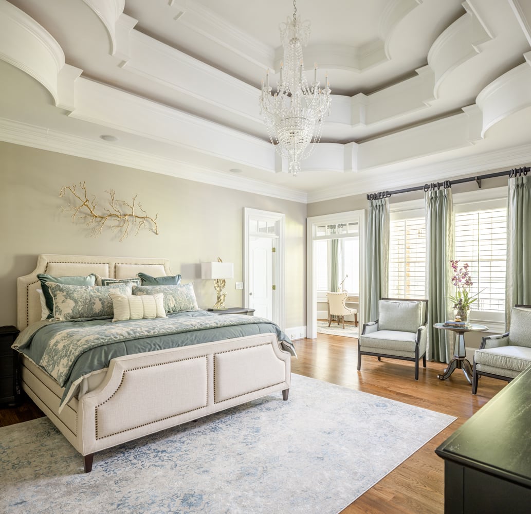 Roswell Inwood Terrace Master Bedroom Interior Design
