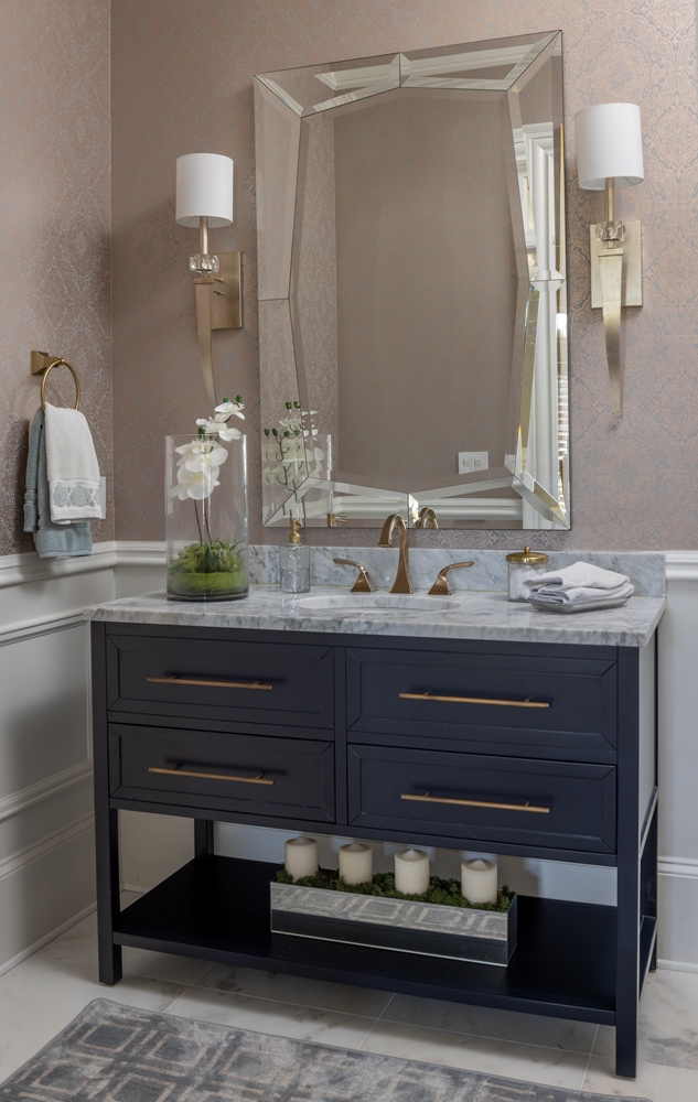 Roswell Inwood Terrace Powder Room Design